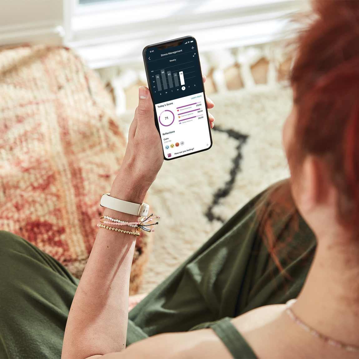 Fitbit Luxe - Tracker für Fitness & Wohlbefinden App Stressbewältigung