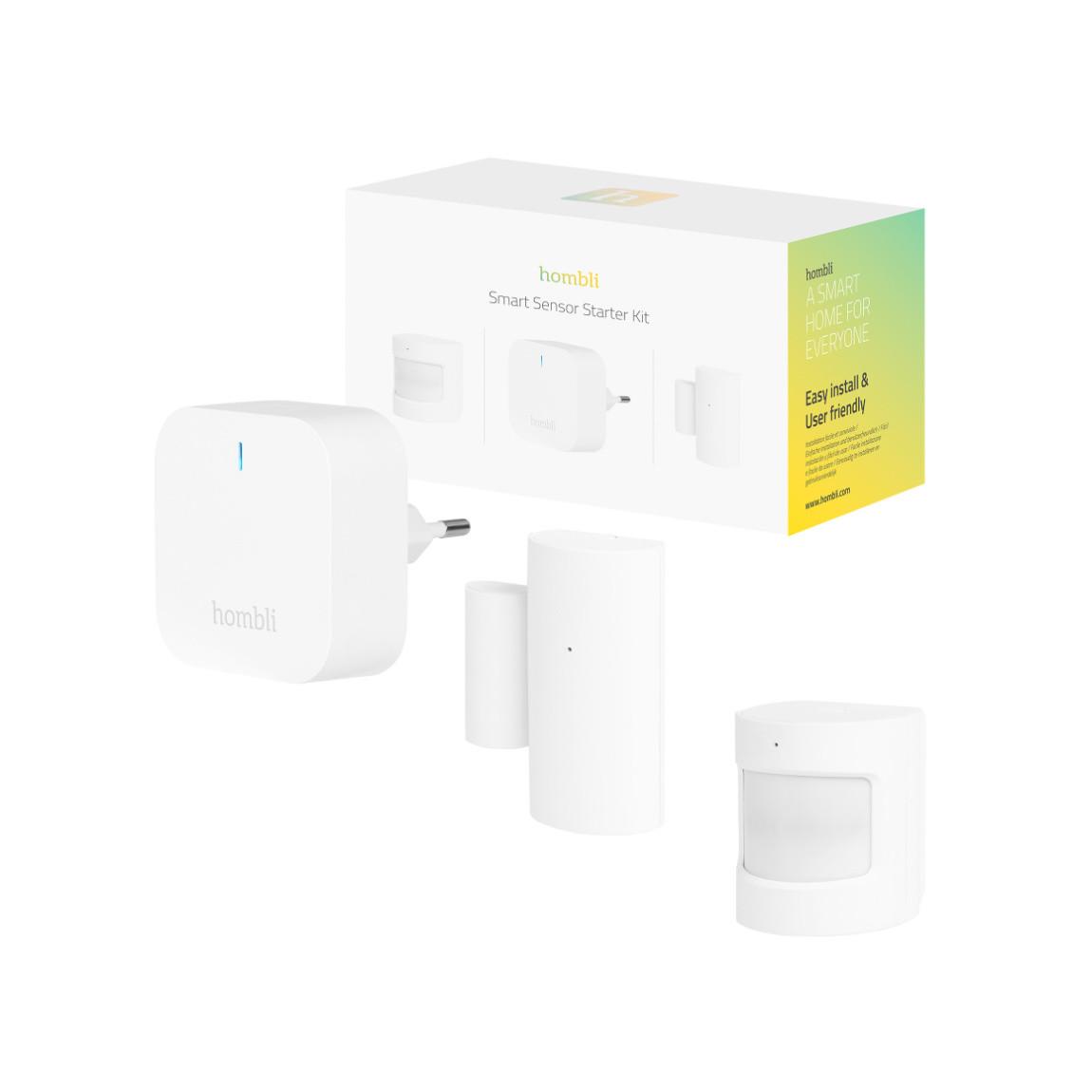 Hombli Smart Bluetooth Sensor Kit + extra Contact Sensor_Lifestyle_Produkte mit Verpackung