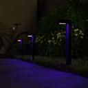 Hombli Smart Pathway Light Starter Kit_Lifestyle_farbig beleuchteter Weg
