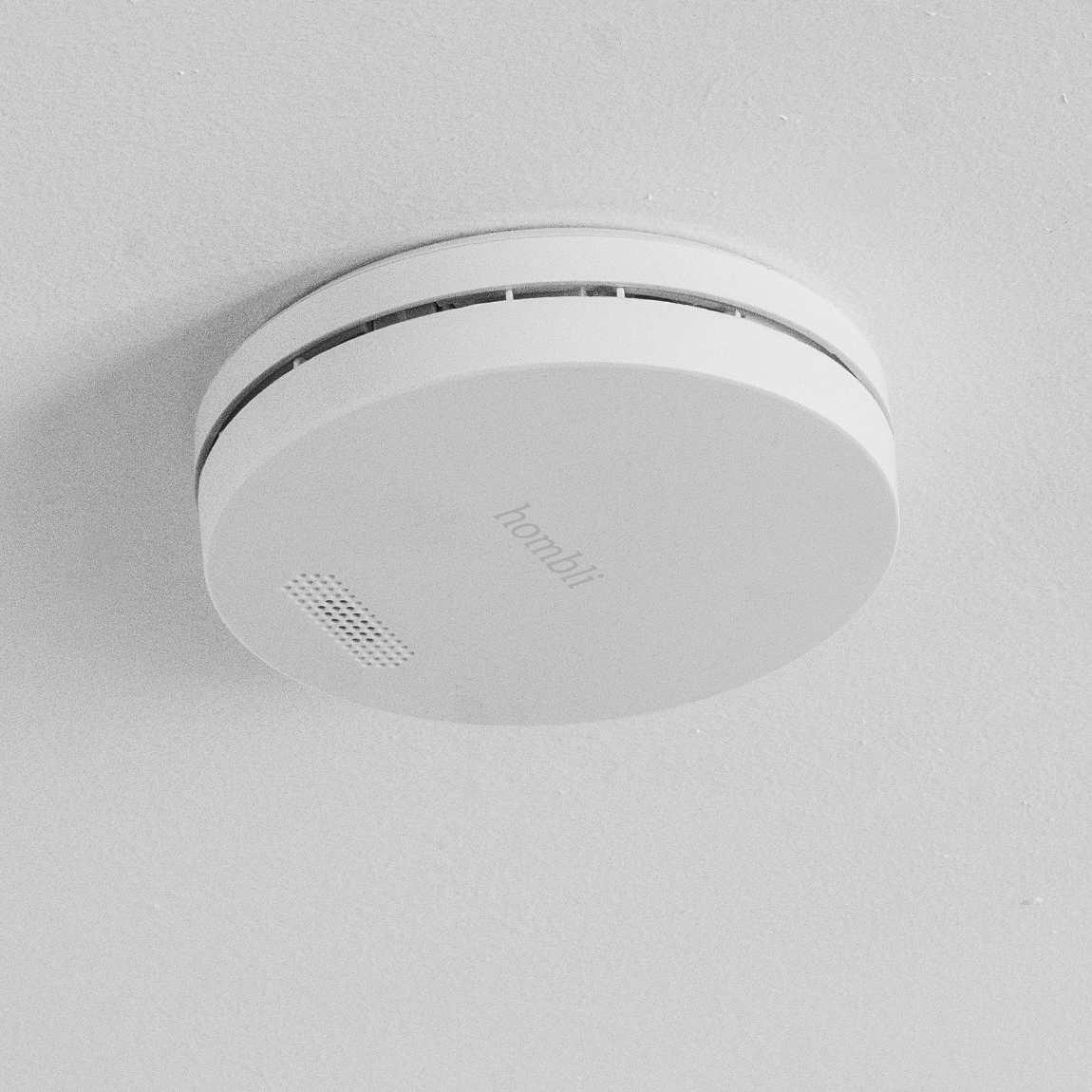 Hombli Smart Smoke Detector 3er-Set_Lifestyle_An Decke