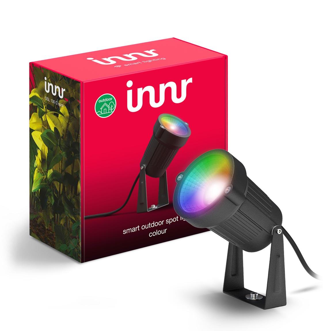 Innr Smart Outdoor Spot Light Colour - LED-Spot mit Verpackung