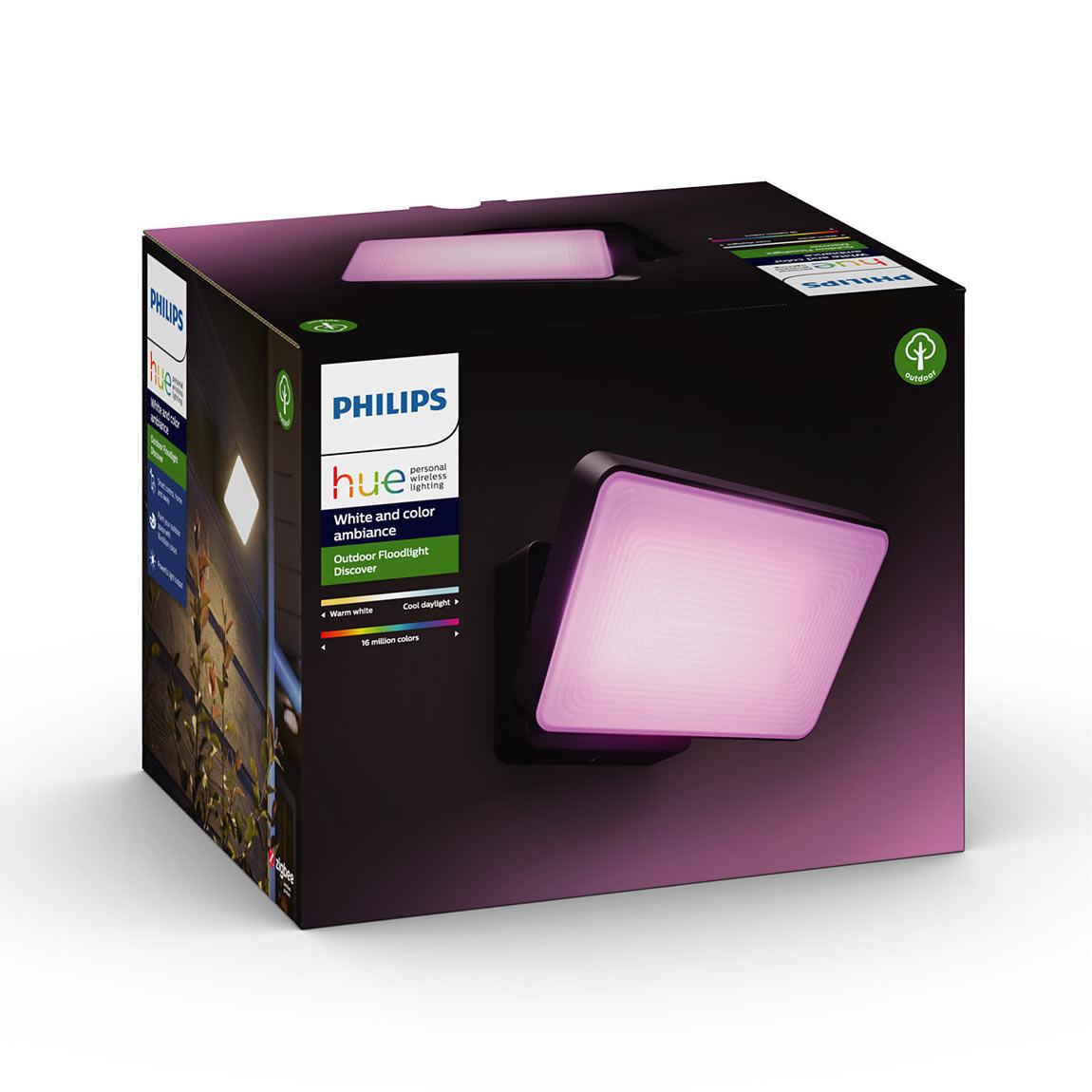 Philips Hue LED Flutlicht Discover + Bridge_Verpackung_2
