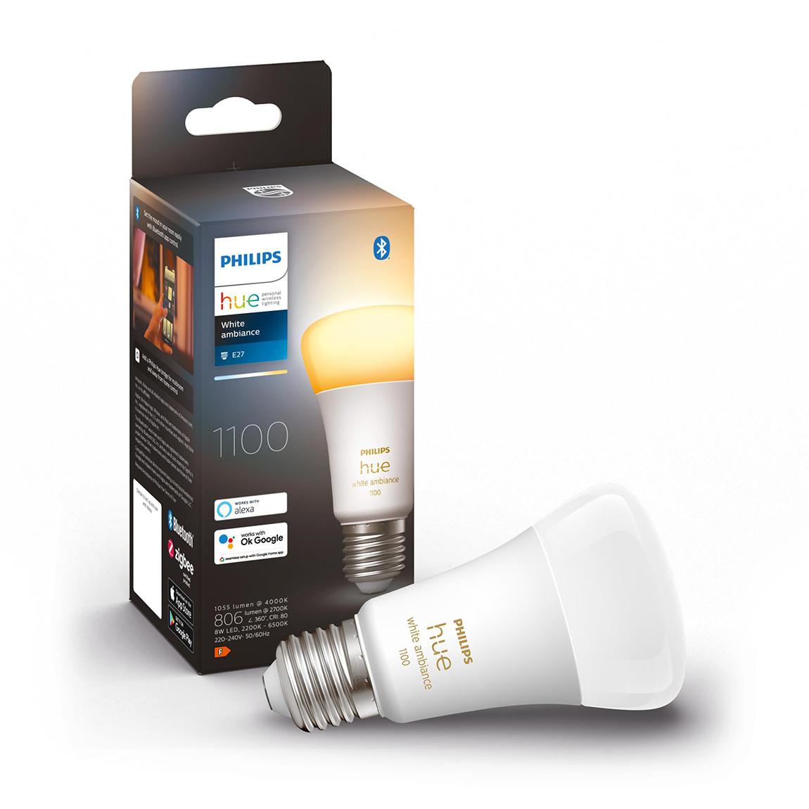 Philips Hue White Ambiance E27 1100 mit Verpackung
