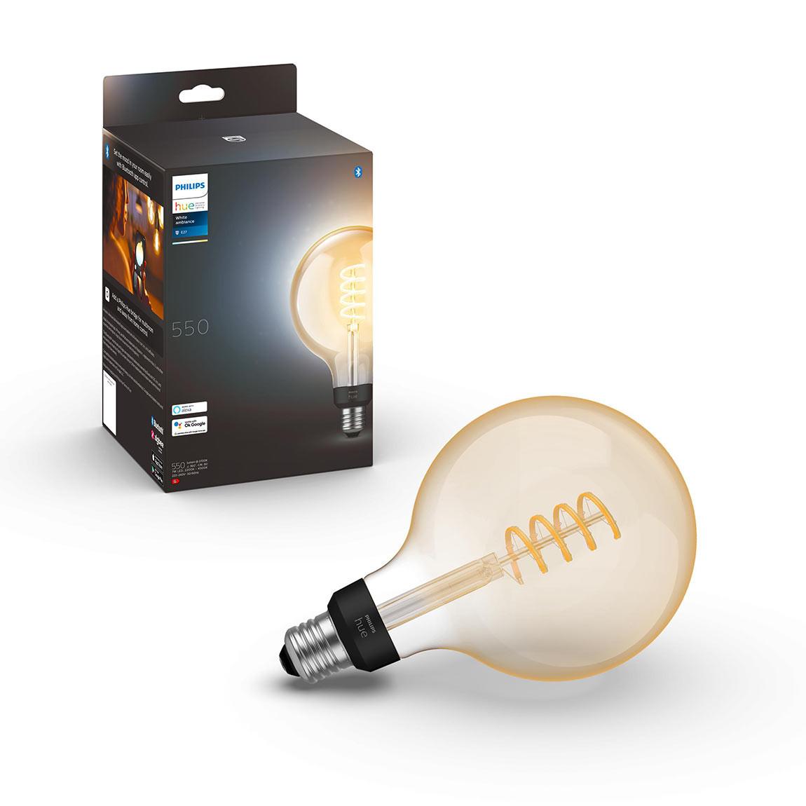 Philips Hue White Ambiance E27 Giant Globe Filament 300 lm - Verpackung