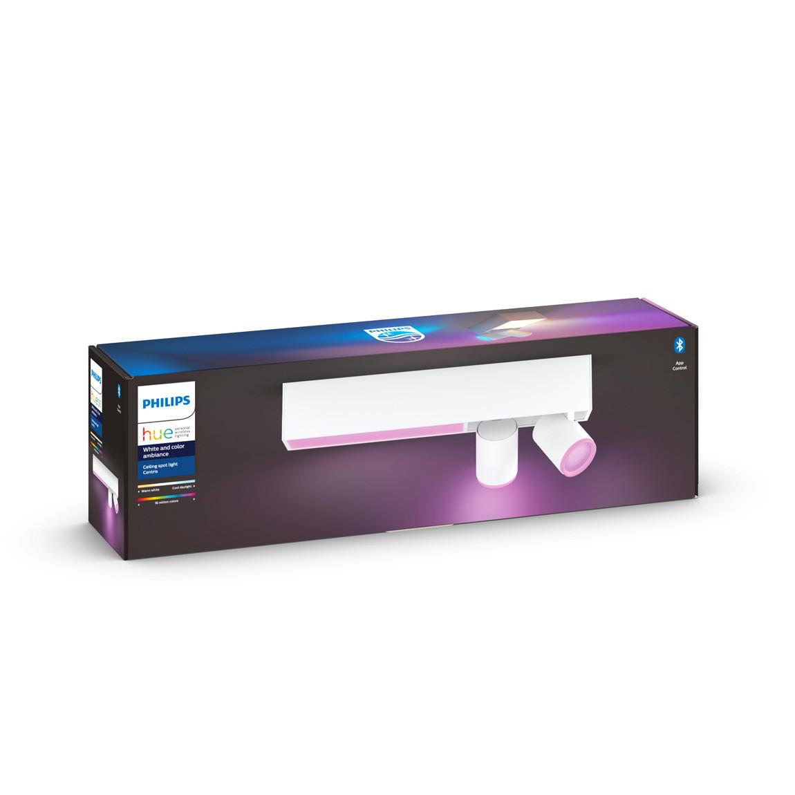 Philips Hue White and Color Ambiance Centris Spot 2flg. - weiß Verpackung 