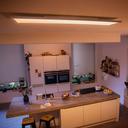 Philips Hue White Ambiance Aurelle - Bluetooth LED-Panelleuchte rechteckig - Weiß in der Küche mit warmweißem Licht