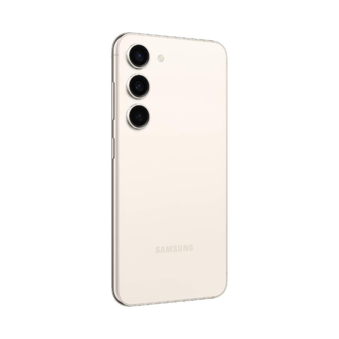 Samsung Galaxy S23 - Smartphone 128 GB & Cream_schraeg2