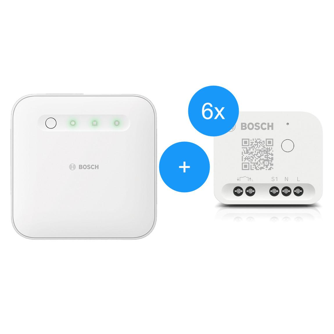 Bosch Smart Home Controller + Relais 6er-Set 