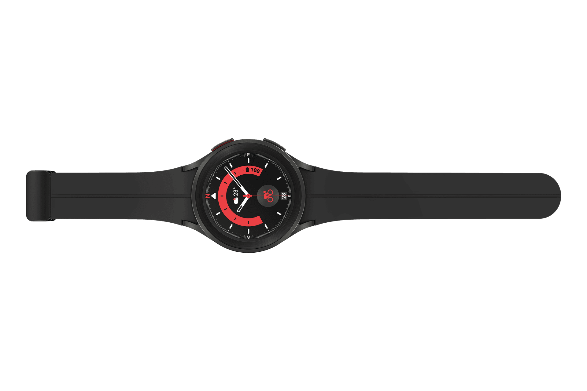 Samsung Galaxy Watch 5 Pro - Bluetooth Smartwatch - Schwarz Titanium_oben