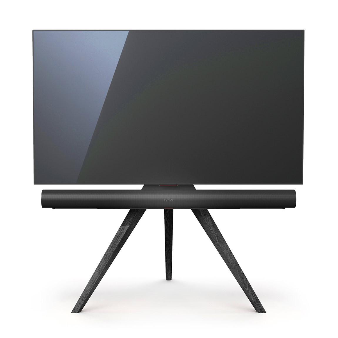 Sonos Beam Gen 2 + Spectral Art AX TV-Stand + Soundbar Adapter ADSB4 für Sonos Beam_AX TV Stand montiert