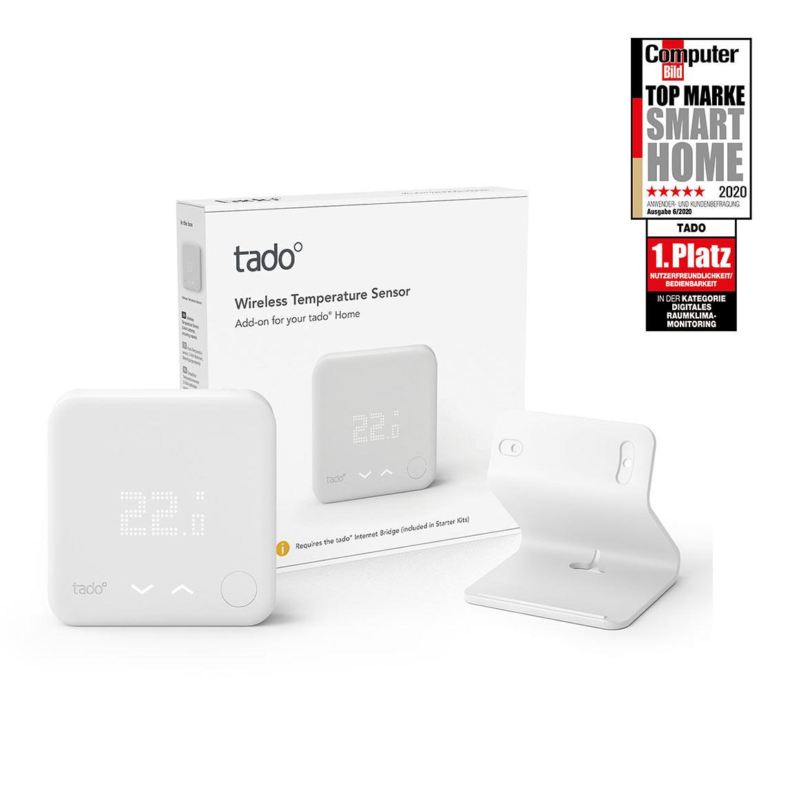 tado° Funk-Temperatursensor + gratis Standfuß