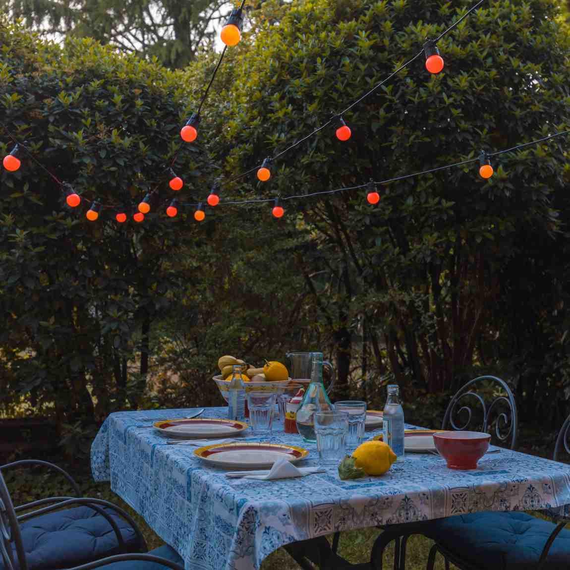 Twinkly Festoon - Smarte Party-Lichterkette 10m_Lifestyle_Festbeleuchtung orange