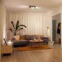 WiZ IMAGEO Spots Deckenleuchte Tunable 3x 5W Weiß - schwarz_Wohnzimmer warmweiß