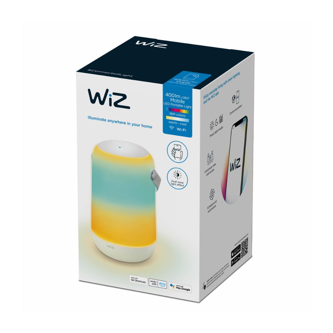WiZ Portable Tischleuchte Tunable Farbig_Verpackung