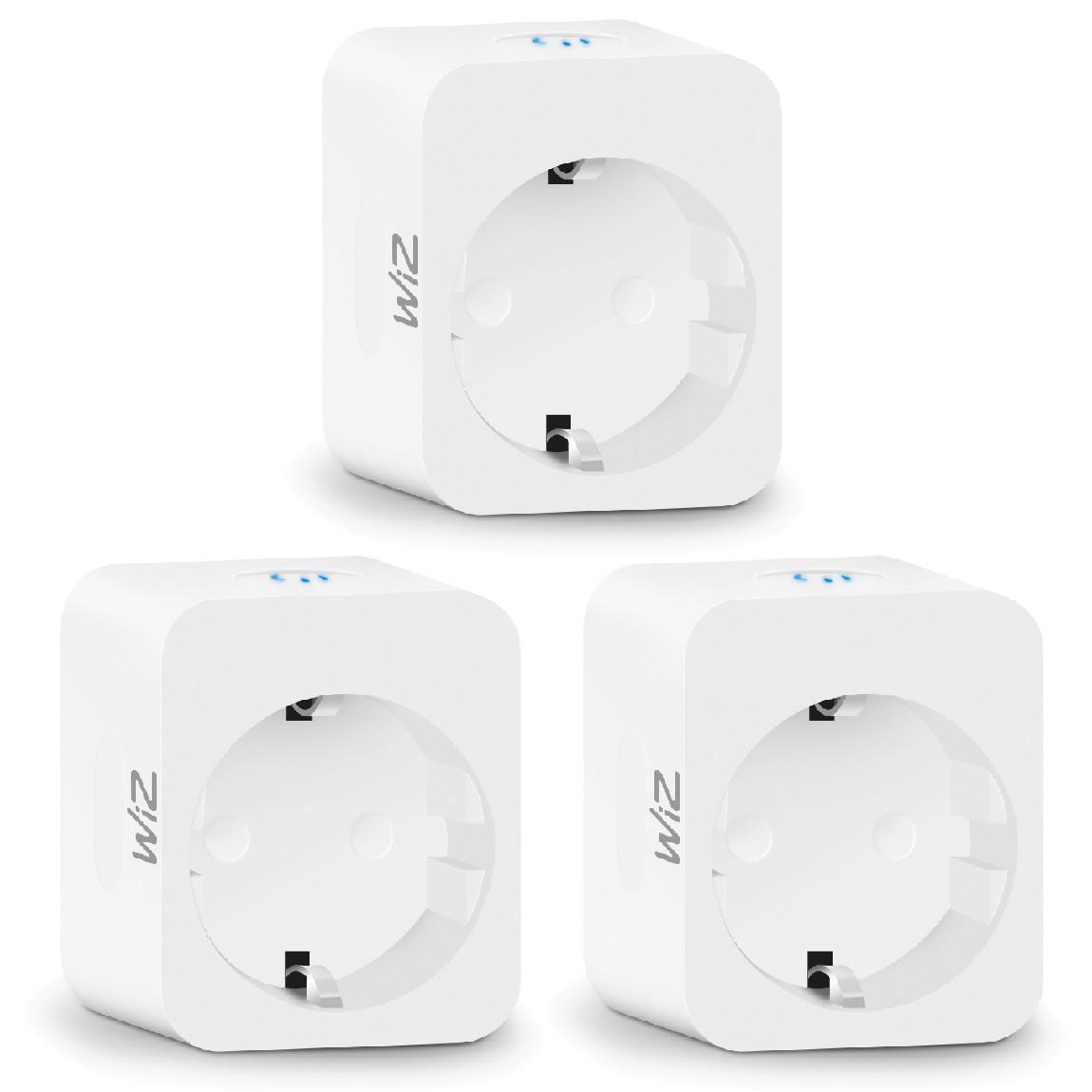 WiZ Smart Plug inkl. Powermeter 3er-Set
