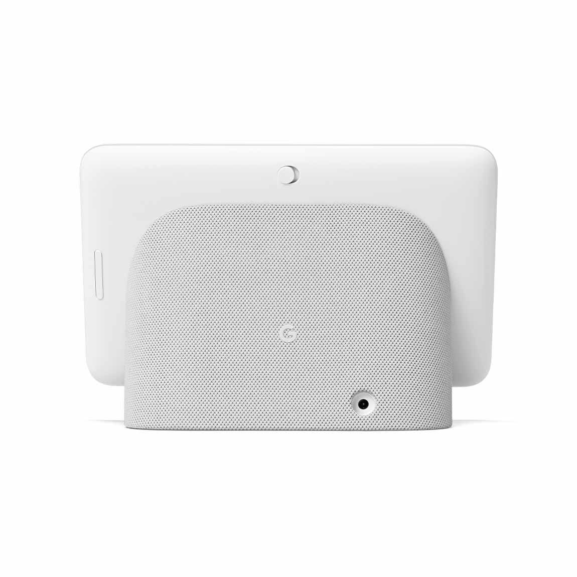 Google Nest Hub (2. Generation) + TP-Link Tapo P100 Mini Smart WLAN-Steckdose – Nest Hub von hinten