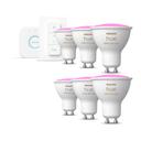 Philips Hue White & Color Ambiance GU10 Bluetooth Starter Kit mit 6 Lampen