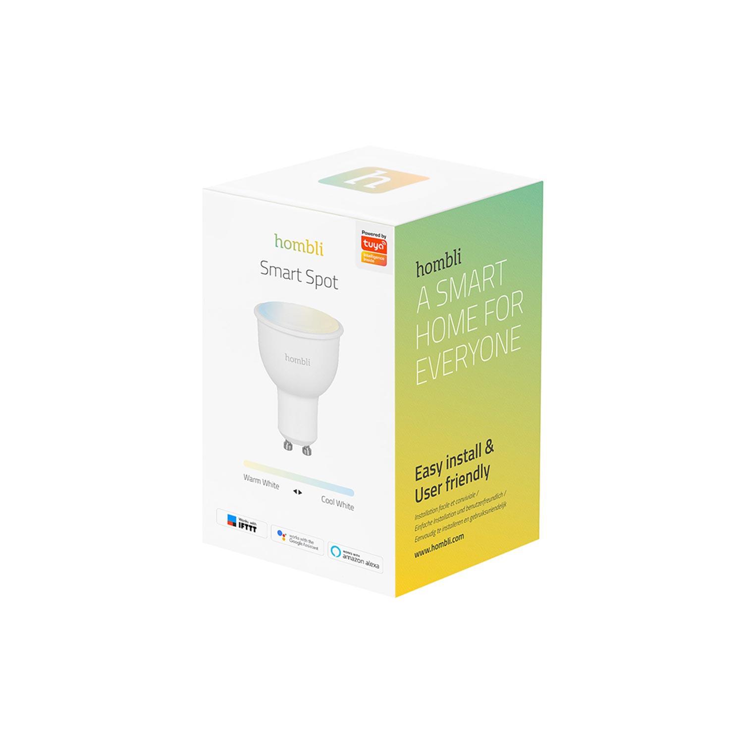 Hombli Smart Spot GU10 White-Lampe + gratis Smart Spot GU10 White - Verpackung