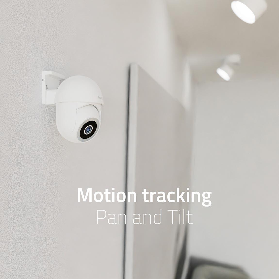 Hombli Pan & Tilt Cam 2K - Smarte Schwenk- und Neigekamera - Weiß_bewegungserkennung