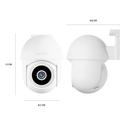 Hombli Pan & Tilt Cam 2K - Smarte Schwenk- und Neigekamera - Weiß_maße
