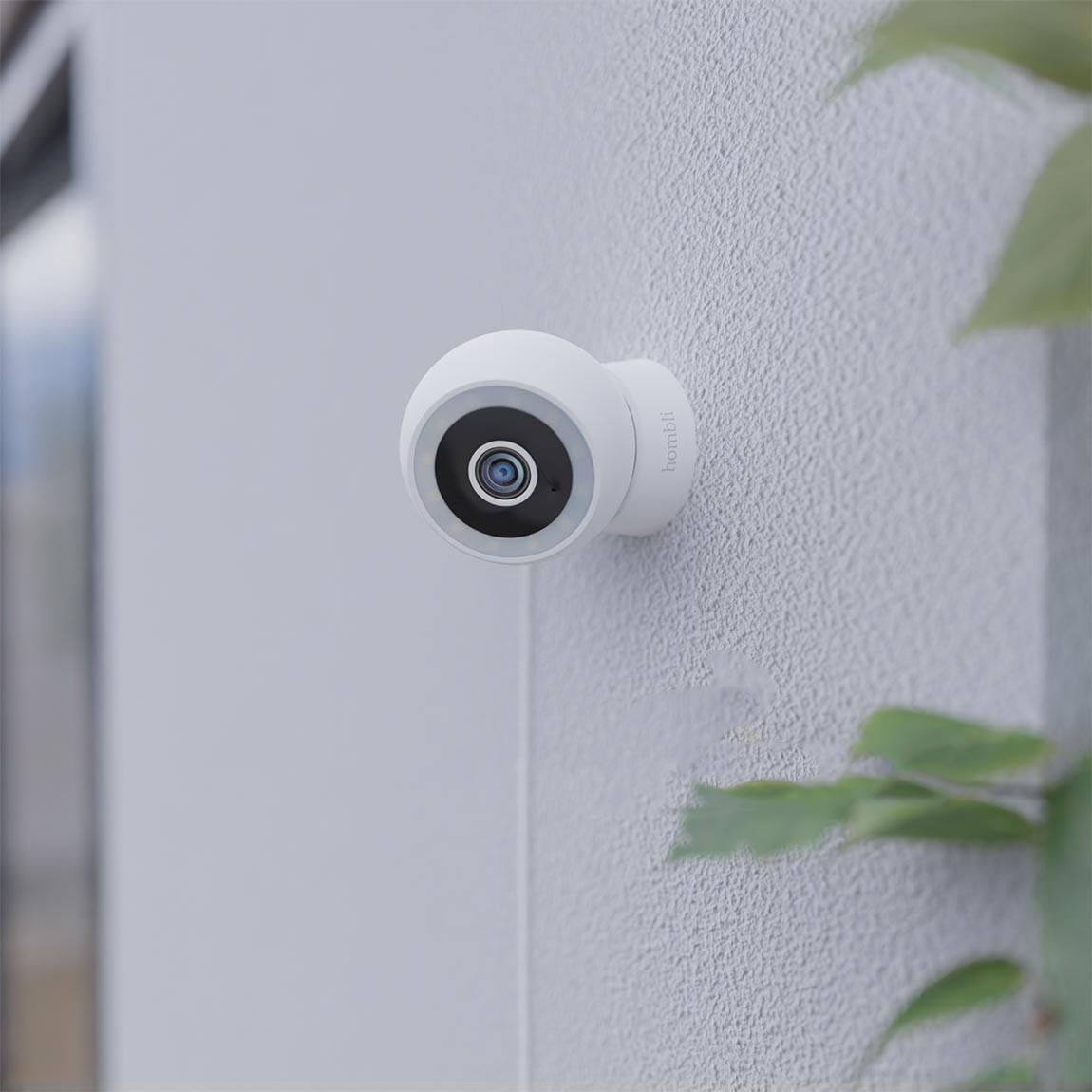 Hombli Compact Cam 2K - Smarte Outdoor-Kamera - Weiß_tag