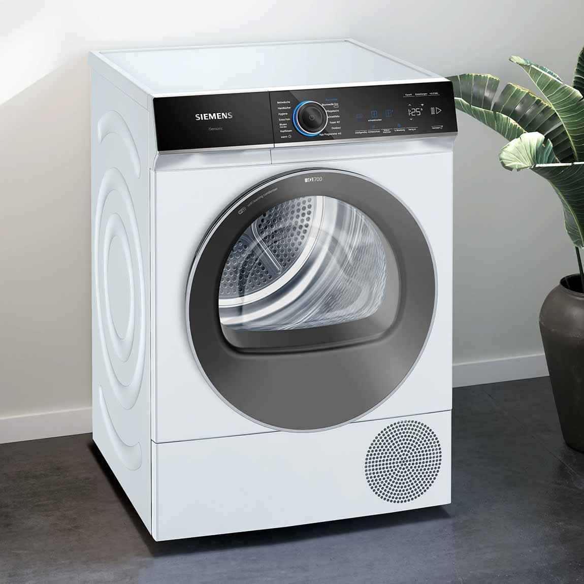 Siemens Hausgeräte iQ700 Waschtrockner Set_offen