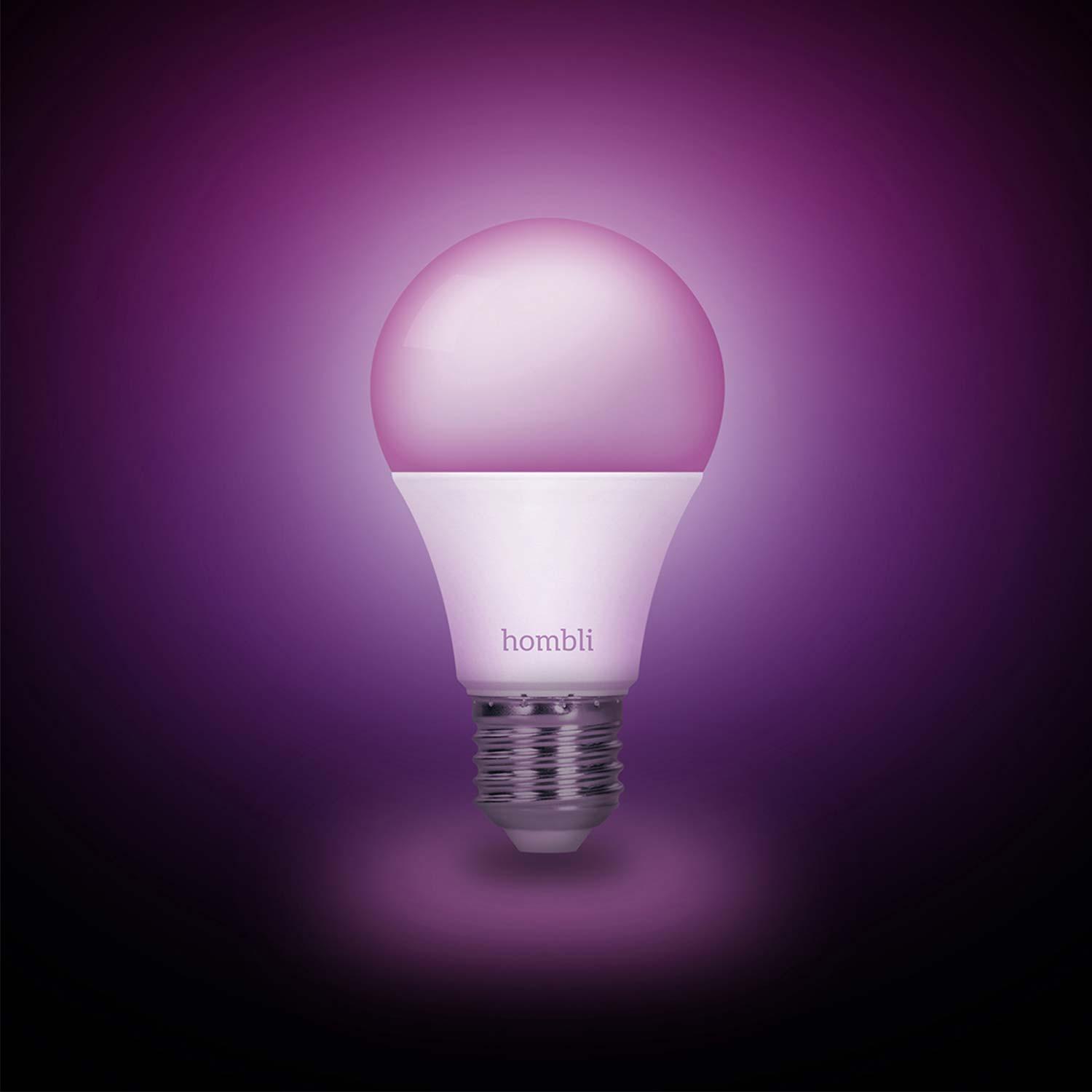 Hombli Smart Bulb E27 Color-Lampe 3er-Set + gratis Smart Bulb E27 Color 3er-Set - Farblicht
