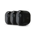 Arlo Pro 4 - Kabellose Überwachungskamera 3er-Pack - Schwarz