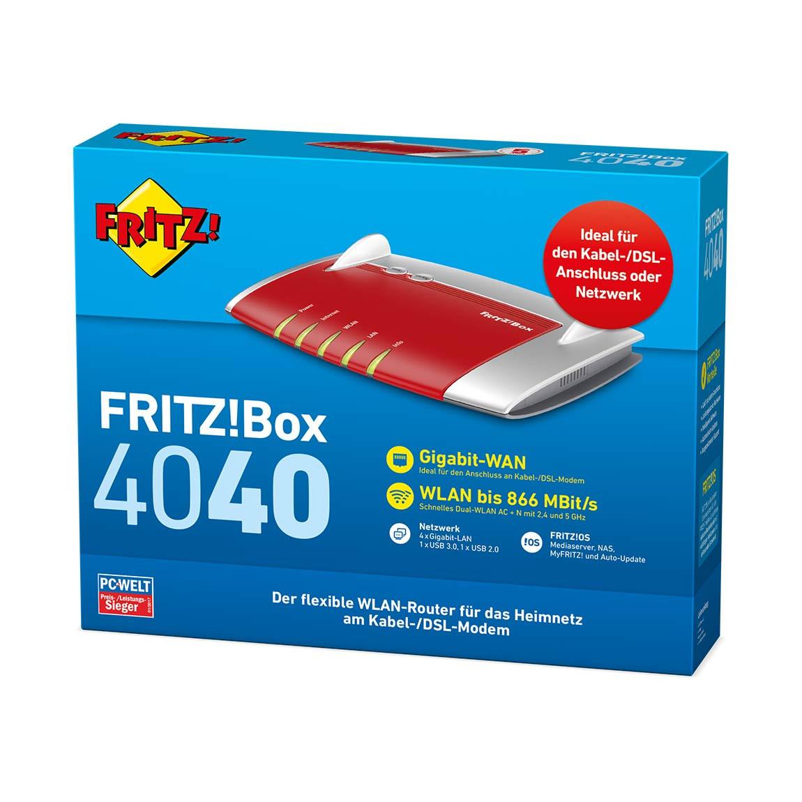 AVM FRITZ!Box 4040 Verpackung