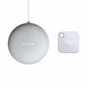 Google Nest Mini Smart Speaker + Tile Mate Schlüsselfinder