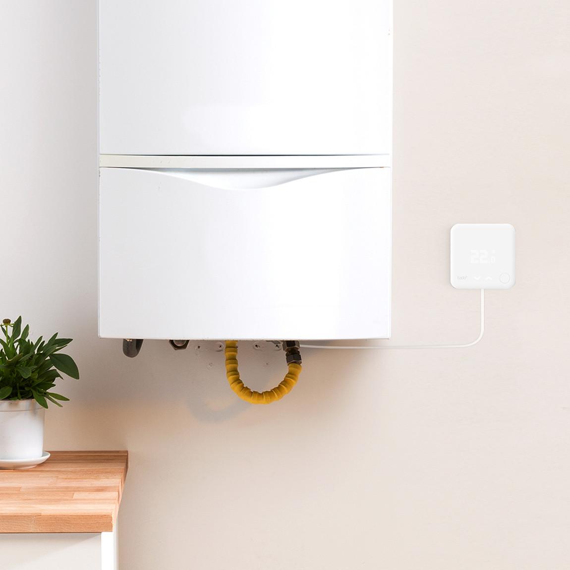 tado° Smartes Thermostat für Heizkessel, Gasetagenheizungen und Fußbodenheizungen - White