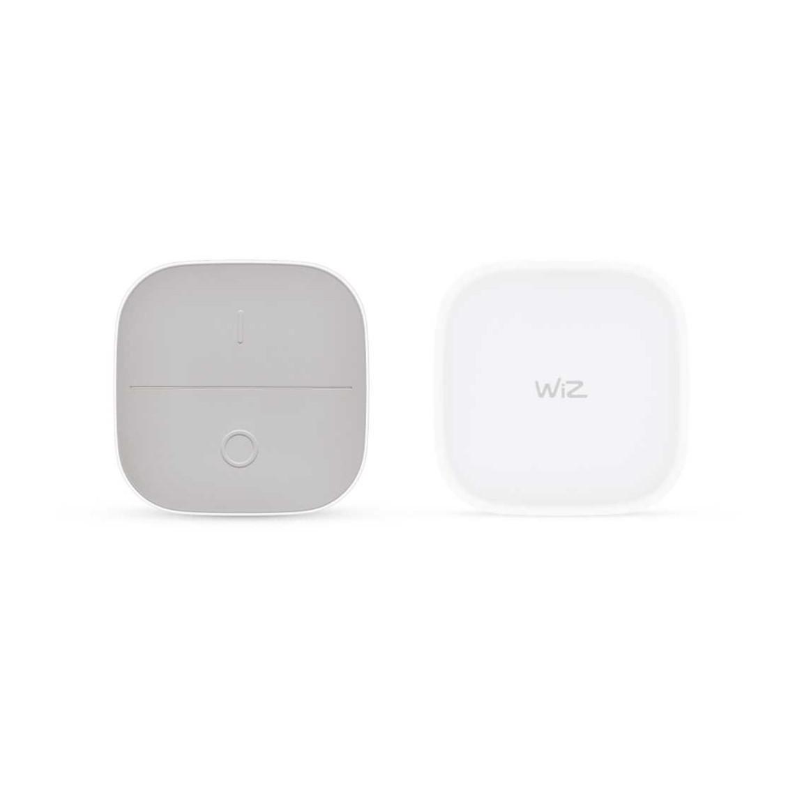 WiZ Portable Button - weiß_Frontal & Rückseite
