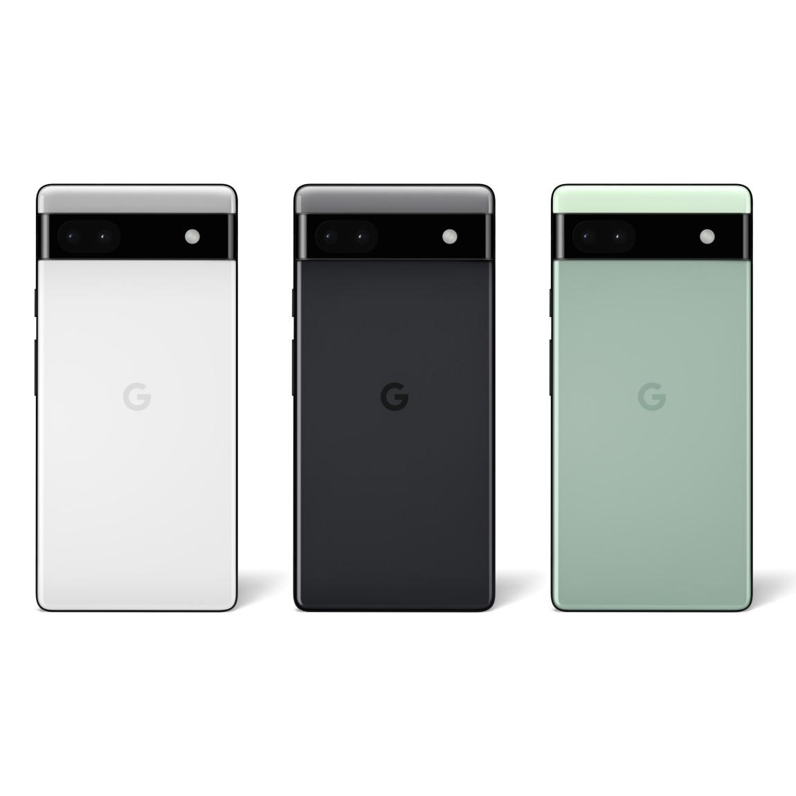 Google Pixel 6a Smartphone_Farbvarianten_Rueckseite