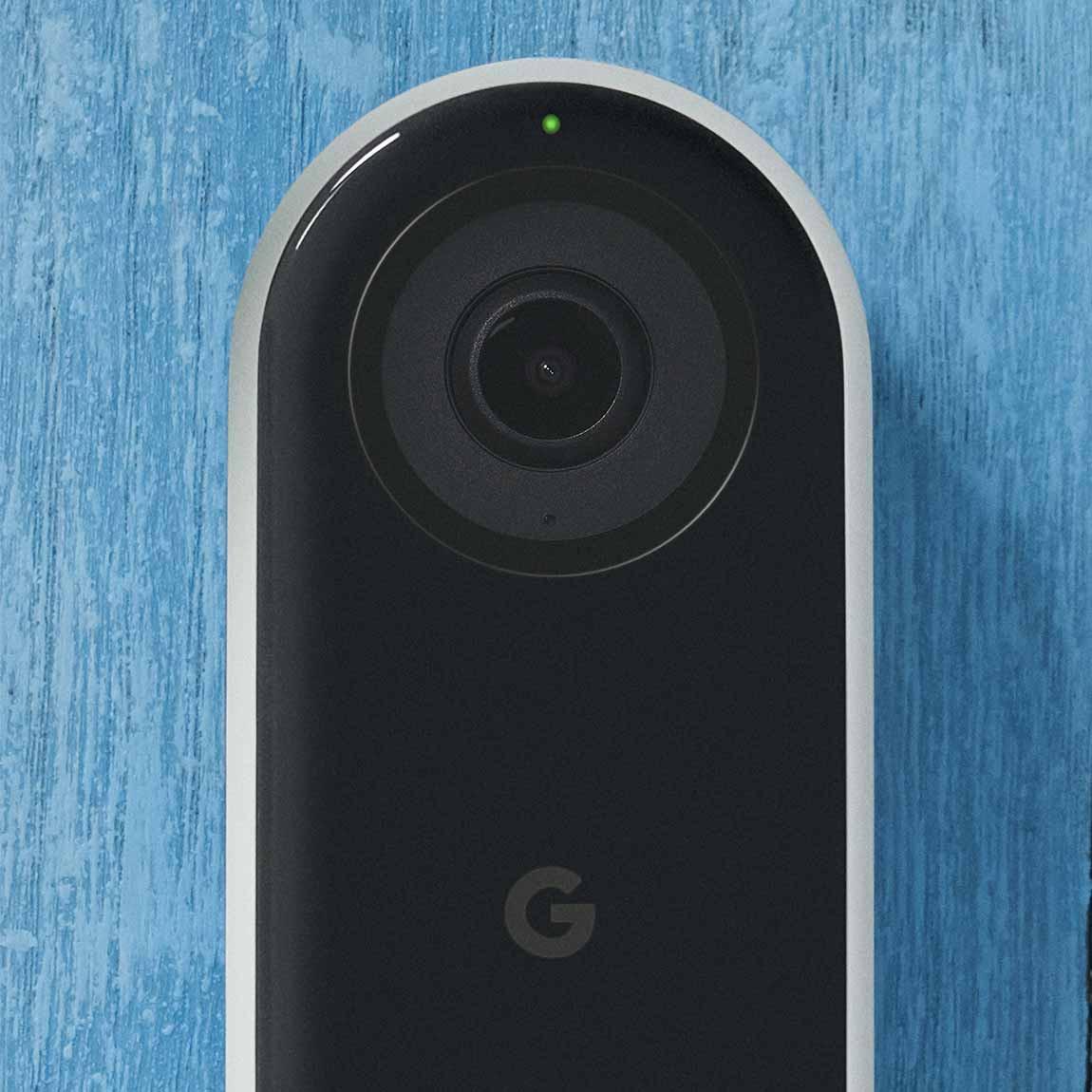 Google Nest Doorbell (Mit Kabel) - smarte Türklingel Nahaufnahme
