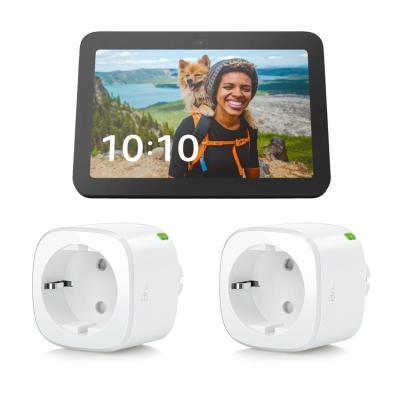 Amazon Echo Show 8 (3. Gen) + Eve Energy Matter 2er-Set