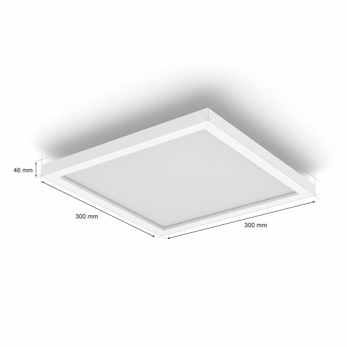 Philips Hue White & Color Ambiance Surimu Panelleuchte 30x30cm - Weiß_Maße