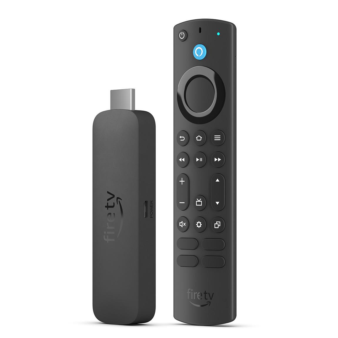 Amazon Fire TV Stick 4K Max (2nd Gen) mit Wi-Fi 6E und Alexa Sprachfernbedienung Enhanced Edition - Schwarz