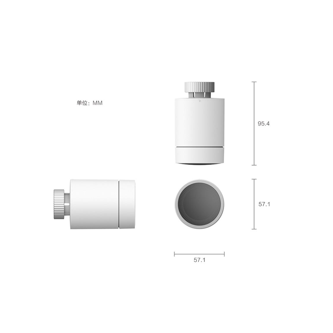 Aqara Radiator Thermostat E1 - Smartes Heizkörperthermostat - Weiß_Maße