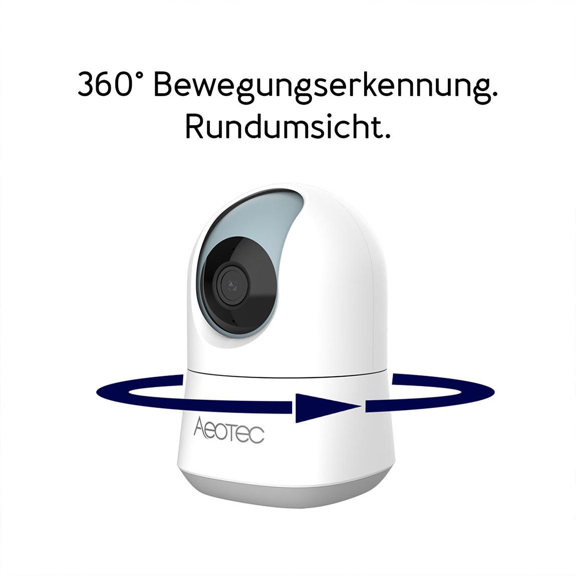 Aeotec Cam 360 - Smarte WLAN Kamera - Weiß_360