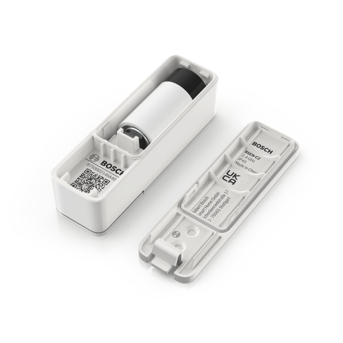 Bosch Smart Home - Starter Set Heizung II mit 4 Thermostaten & 3 Tür-/Fensterkontakt II_Sensor schraeg offen