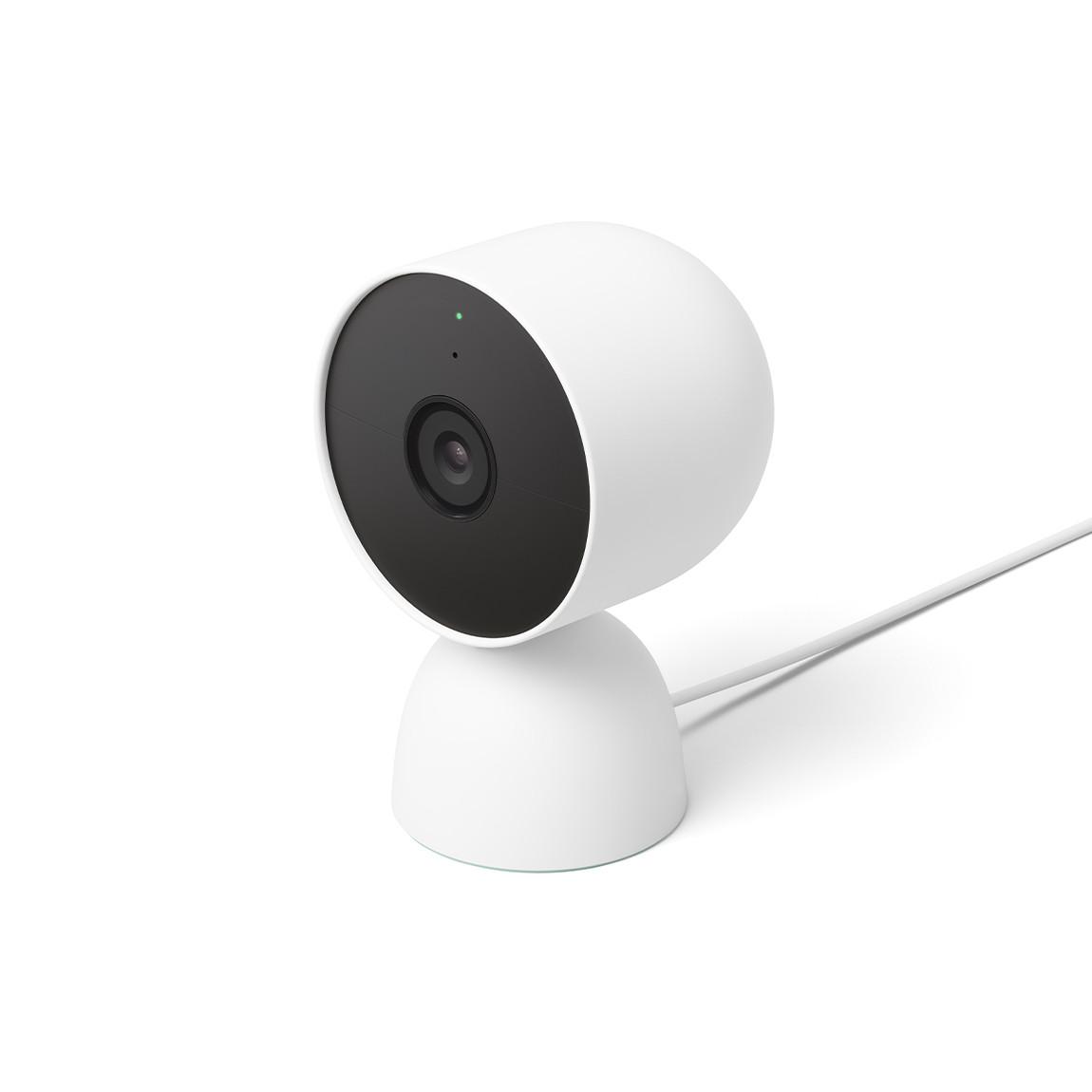 Stativ für Google Nest Cam (mit Akku) mit Kamera schräg
