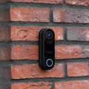 Hombli Smart Doorbell 2 inkl. Chime 2 - schwarz_Lifestyle_Doorbell an Hauswand