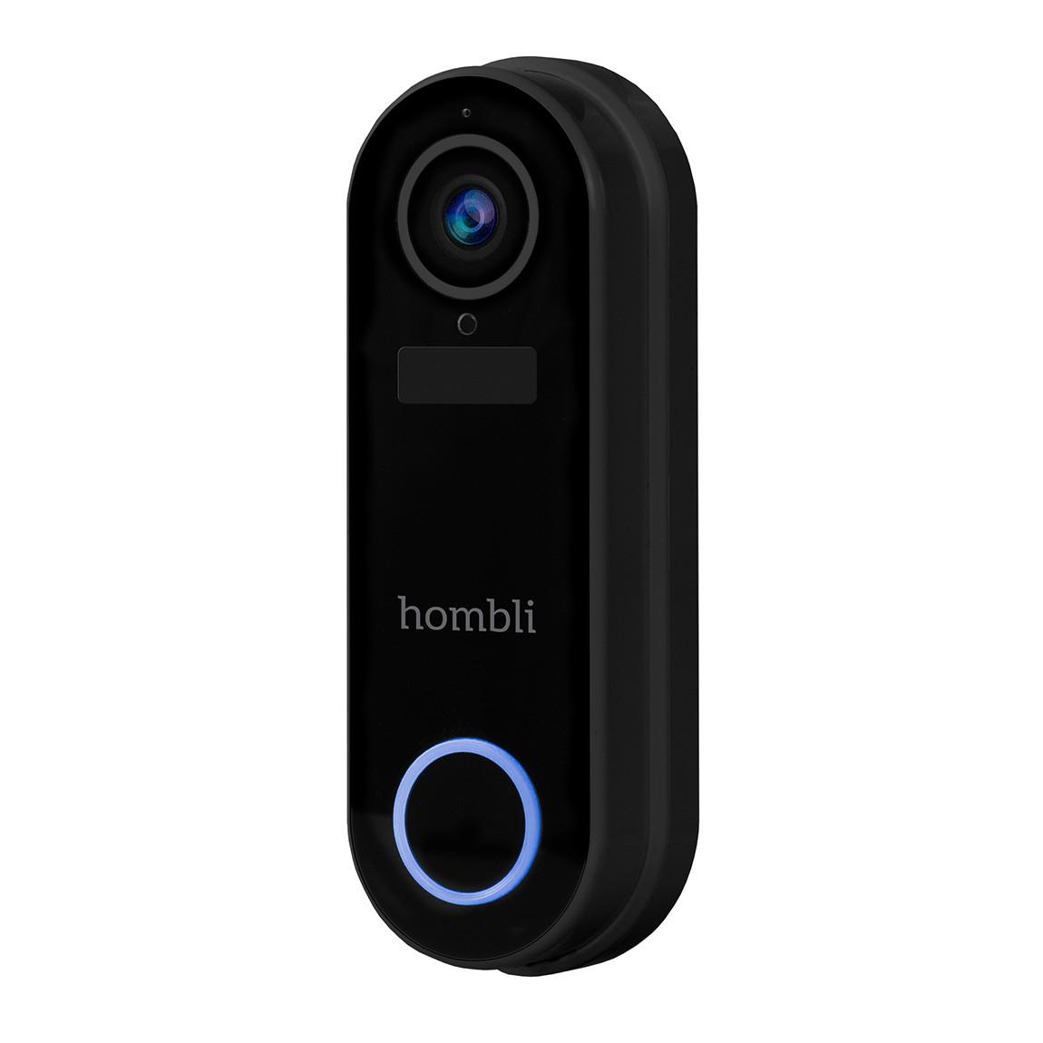 Hombli Smart Doorbell 2 inkl. Chime 2 - schwarz_doorbell schraeg