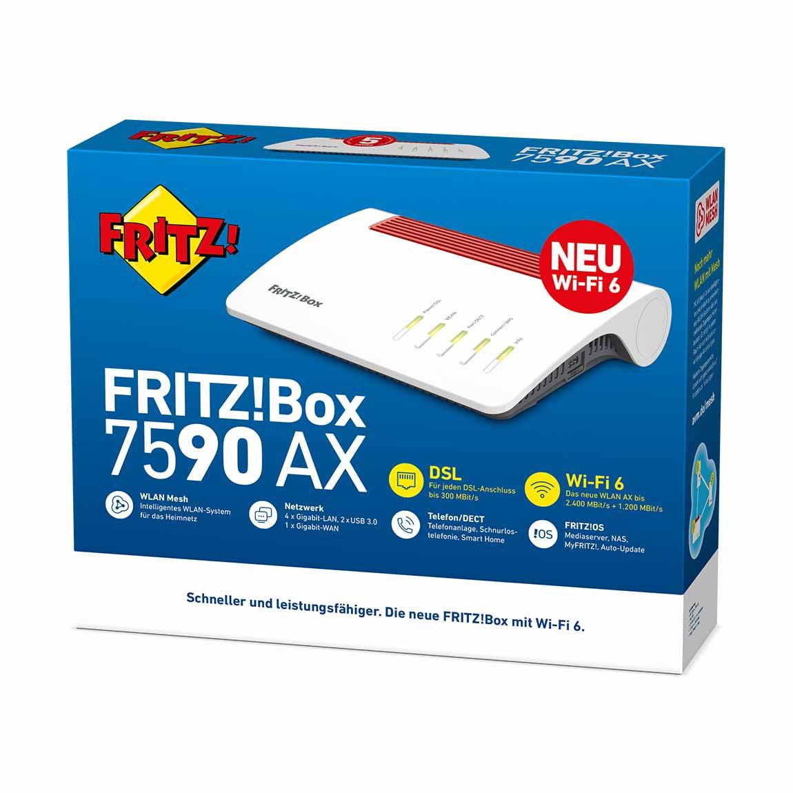 AVM FRITZ!Box 7590 AX Verpackung