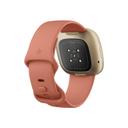 Fitbit Versa 3 - Smartwatch mit Sprachassistent - altrosa Rückseite