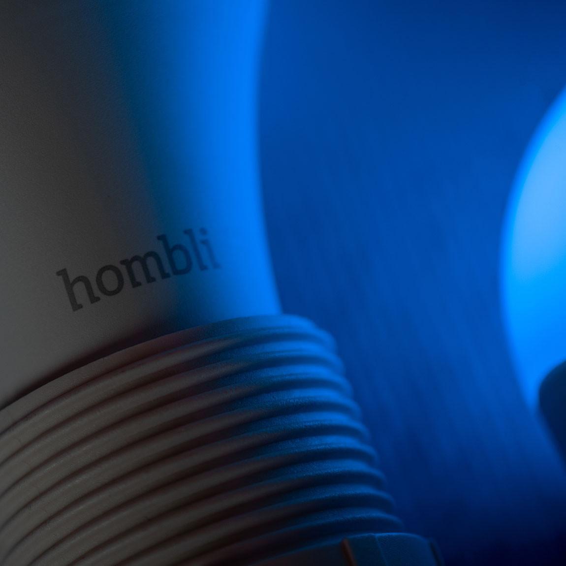 Hombli Smart Bulb E27 RGB + CCT nah blau