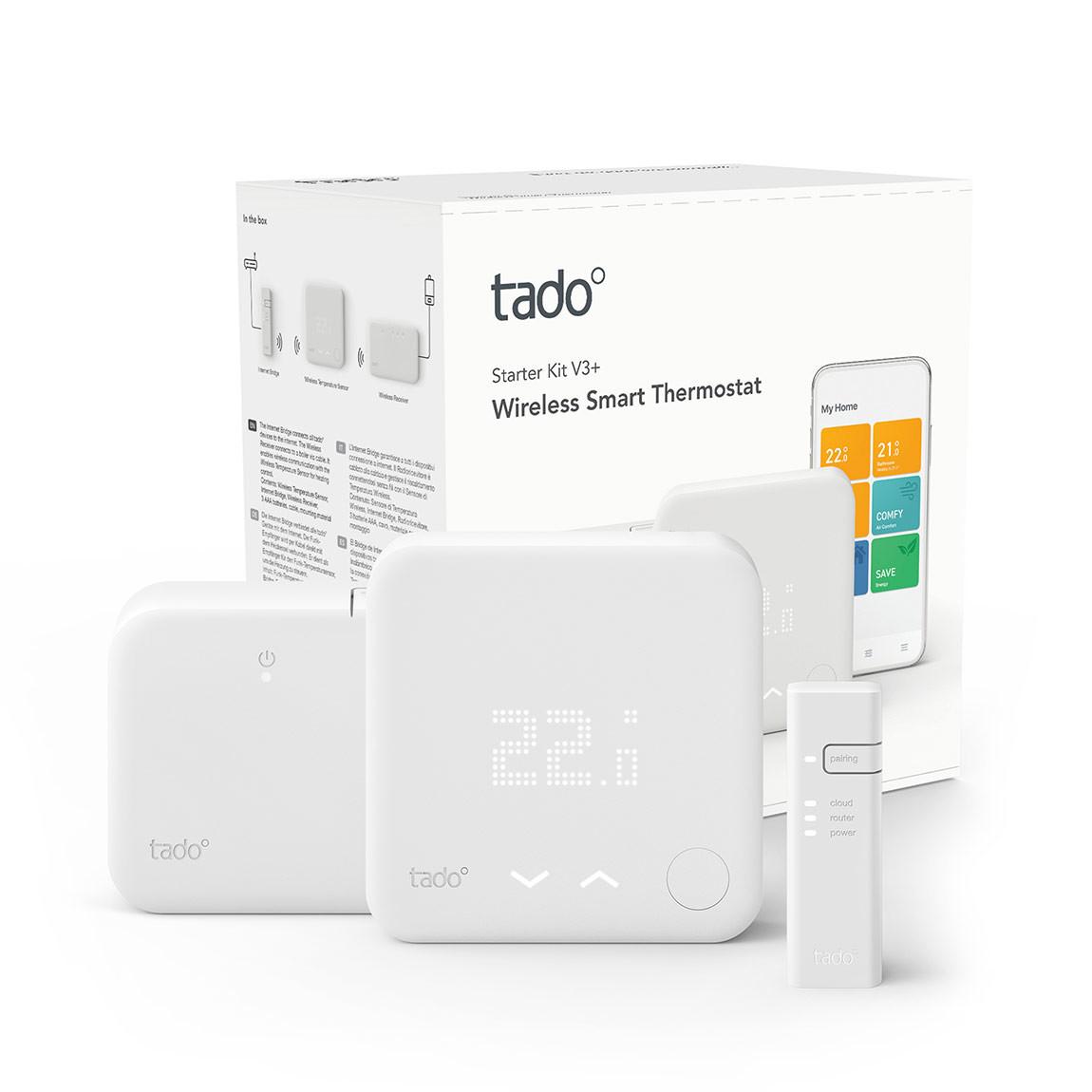 tado° Smart Thermostat (Funk) Starter-Kit V3+ Verpackung