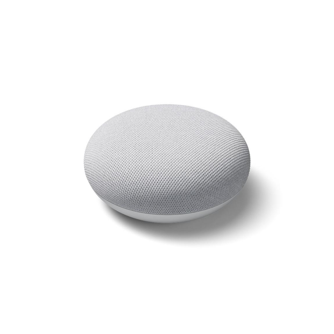Google Nest Mini - Smarter Lautsprecher mit Sprachsteuerung Kreide ausgeschaltet