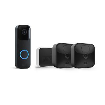 Amazon Blink Outdoor 2-Kamera System + Blink Video Doorbell Standalone 1st Gen