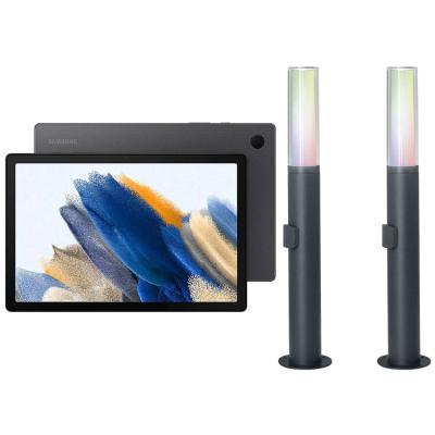 Samsung Galaxy Tab A8 Wi-Fi 32 GB + Ledvance SMART+ Lantern Flare 60cm Wegeleuchte Farbig Wi-Fi 2er-Set